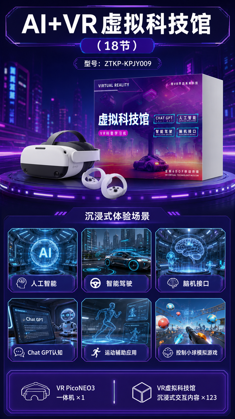 AI+VR虚拟科技馆 (18节)详情图 2
